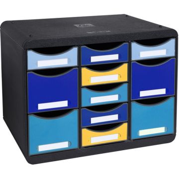 Module de rangement 11 tiroirs - Big Box Multi : EXACOMPTA Bee Blue image