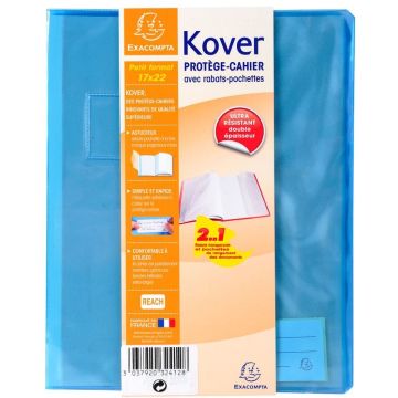 Protège-cahiers translucides - 170 x 220 mm - Assortiment EXACOMPTA Kover Image