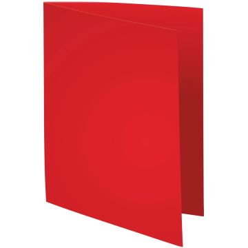 Lot de 100 Chemises pour dossiers A4 SUPER 210 - Rouge EXACOMPTA Visuel