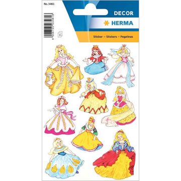 Stickers en papier - Princesse 1 : HERMA Lot de 27 Image