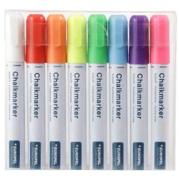 Marqueurs à craie - 6 mm - Assortiment : EUROPEL image