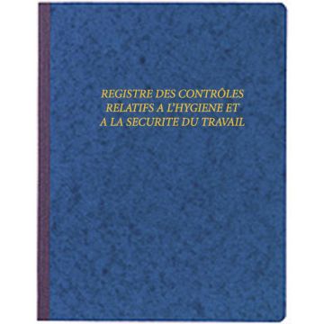 LE DAUPHIN : Registre des contrôles de l'hygiène et à la sécurité du travail  360D