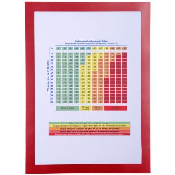 Pochette d'affichage magnétique - A4 - Rouge EXACOMPTA Visuel