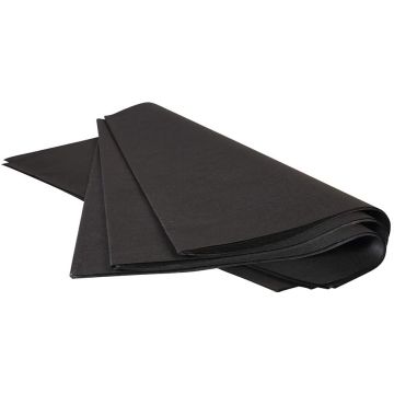 Papier de Soie - Noir - 500 x 750 mm : CLAIREFONTAINE Lot de 480 Visuel