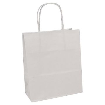 Sac en papier - 160 x 80 x 210 mm - Blanc CLAIREFONTAINE Lot de 25 visuel