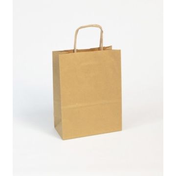 Sac en papier - 160 x 80 x 210 mm - Kraft Brun CLAIREFONTAINE Lot de 25 visuel