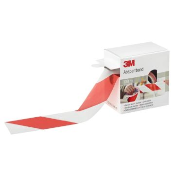 Ruban de Délimitation Blanc/Rouge : 3M Visuel