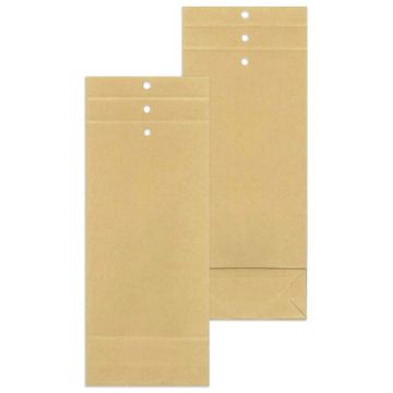 Pochette d'emballage - 140 x 345 mm - Marron : MAIL MEDIA Lot de 250 Visuel
