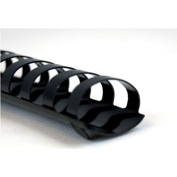 Baguettes de 21 anneaux - 32 mm - Noir : GBC Lot de 50