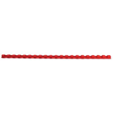 Baguettes de 21 anneaux - 6 mm - Rouge : GBC Lot de 100 visuel