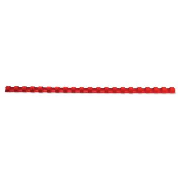 Baguettes de 21 anneaux - 10 mm - Rouge : GBC Lot de 100