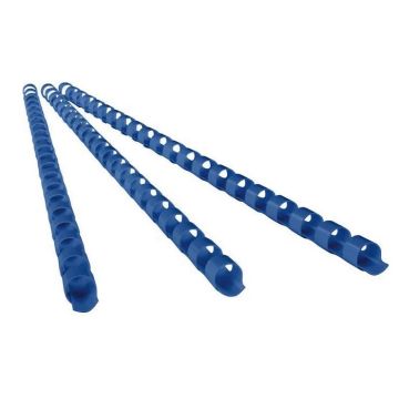Baguettes de 21 anneaux - 6 mm - Bleu : GBC Lot de 100 visuel