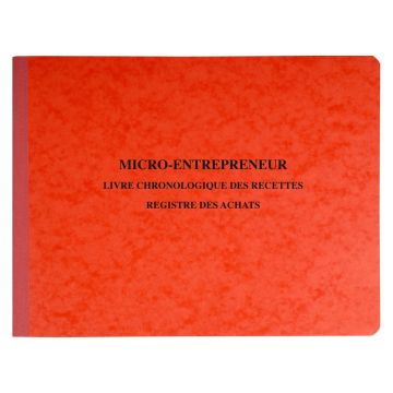 Auto-entrepreneur Registre des recettes et des achats 4410E EXACOMPTA