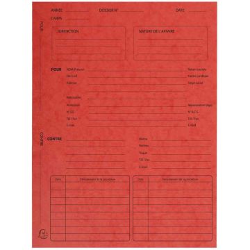 Dossier de suivi procédure Avocat Exacompta 445105E