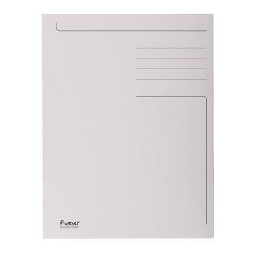 EXACOMPTA : Chemise imprimée à 3 rabats - Gris - 449019E