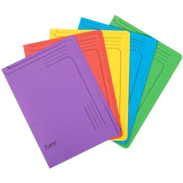 Chemise à coin A4 en papier imprimé EXACOMPTA 48000E Assortiment