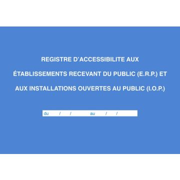 Registre Public d'Accessibilité - Etablissement recevant du public ERP