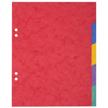 Jeu de 5 Intercalaires A5 en carte lustrée souple - Assortiment EXACOMPTA Image