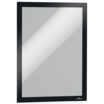 Cadre d'affichage magnétique auto-adhésif - A4 - Noir : DURABLE Lot de 2 Photo