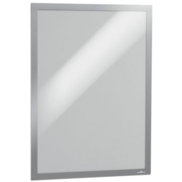 Cadre d'affichage magnétique auto-adhésif - A3 - Argent : DURABLE Lot de 2 Visuel