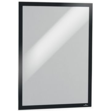 Cadre d'affichage magnétique auto-adhésif - A4 - Noir : DURABLE Lot de 10 Modèle