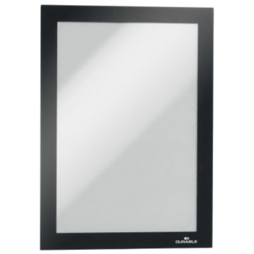 Cadre d'affichage magnétique - A5 - Noir : DURABLE Duraframe Magnetic Lot de 5 Visuel