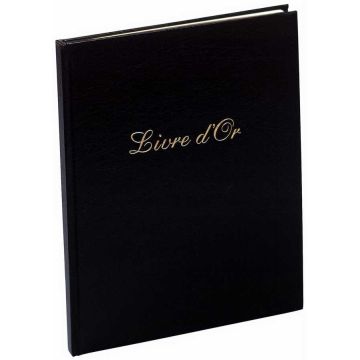 EXACOMPTA : Livre d'or - Balacron noir - 260 x 220 mm 4981E