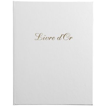 Livre d'or  Balacron blanc - 260 x 220 mm Mariage EXACOMPTA 4982E