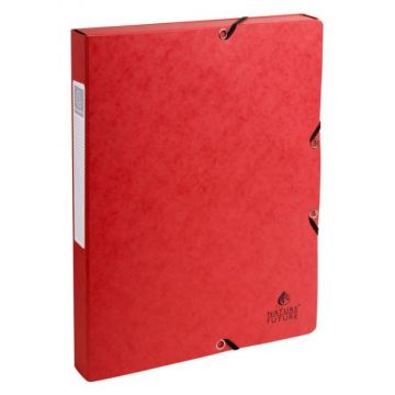 EXACOMPTA Boîtes de classement 50305E  - Dos 25 mm Rouge