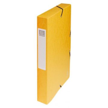 EXACOMPTA Boîtes de classement 50409E  - Dos 40 mm Jaune