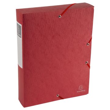 Boîte de classement Scotten - Dos 60 mm - Rouge EXACOMPTA Visuel