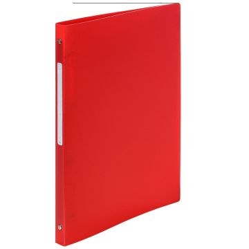 Exacompta 51195E : Classeur souple Rouge - 4 anneaux