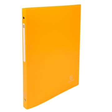 Exacompta 51196E : Classeur souple Jaune - 4 anneaux