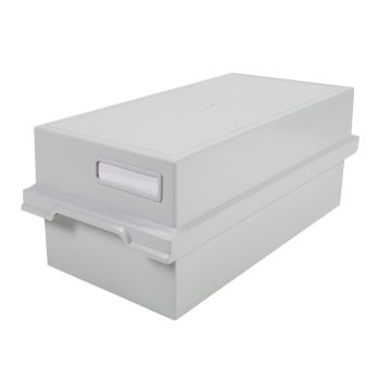 Boite pour 1200 fiches  - Format A6 - Gris lumière EXACOMPTA 51240D
