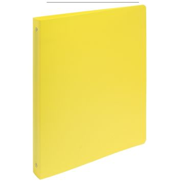 Exacompta 512809E : Classeur semi-rigide Jaune - 4 anneaux