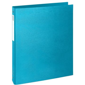 Classeur Rigide - 4 anneaux de 30 mm - Turquoise : EXACOMPTA Teksto image