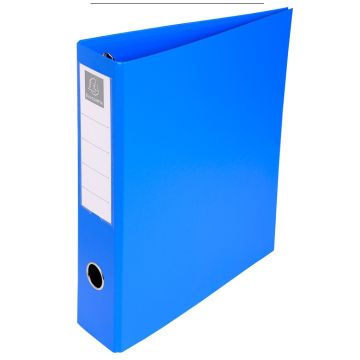 EXACOMPTA : Classeurs à 4 anneaux - Dos de 70 mm - Bleu 51742E
