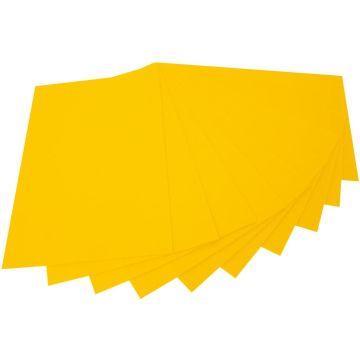 Feutrine de Bricolage - Jaune banane - 200 x 300 mm : FOLIA Lot de 10 Visuel