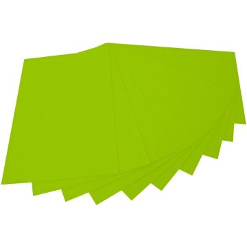 Feutrine de Bricolage - Vert clair - 200 x 300 mm : FOLIA Lot de 10 Visuel