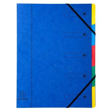 5205E EXACOMPTA  : Trieurs avec élastiques  Bleu