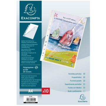 5310E Pochettes perforées Exacompta A4 vertical