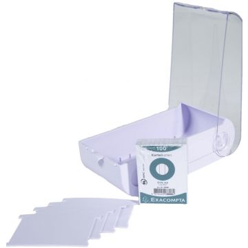 Boîte à fiches - 250 x 132 x 85 mm - A7 - Mauve : EXACOMPTA Aquarel image