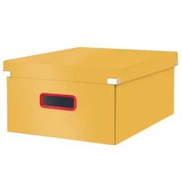 Boîte de rangement Click & Store Cosy L - 369 x 482 x 200 mm - Jaune : LEITZ image
