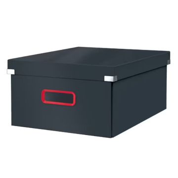 Boîte de rangement Click & Store Cosy L - 369 x 482 x 200 mm - Gris : LEITZ image