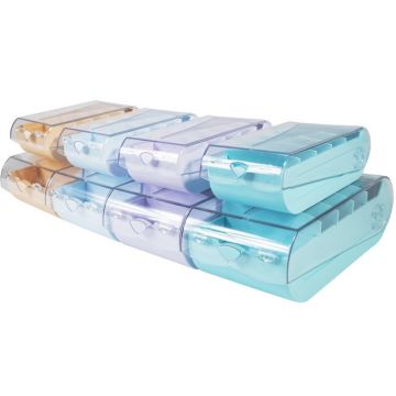 Boîte à fiches - 250 x 132 x 85 mm - A7 - Assortiment : EXACOMPTA Aquarel modèles