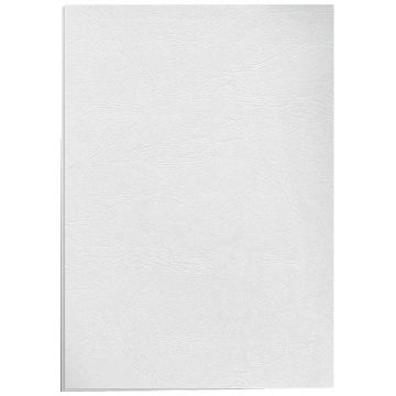 Lot de 100 couvertures pour Reliure Delta - Carton - Blanc : FELLOWES Visuel