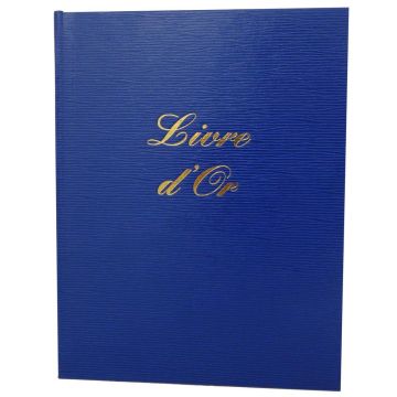 ELVE : Livre d'or Classique - 297 x 210 mm - Registre Bleu 54001