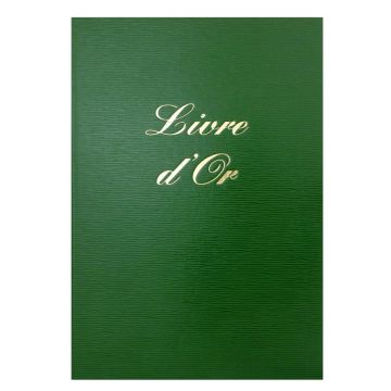 ELVE : Livre d'or Classique - 297 x 210 mm - Vert 43007