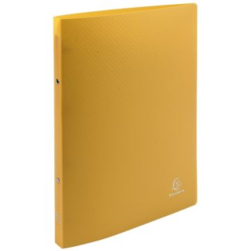 Classeur souple - 2 anneaux de 15 mm - Jaune opaque : EXACOMPTA Photo