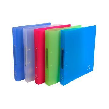 Exacompta 54369E Chromaline : Classeur souple Assortiment - 2 anneaux